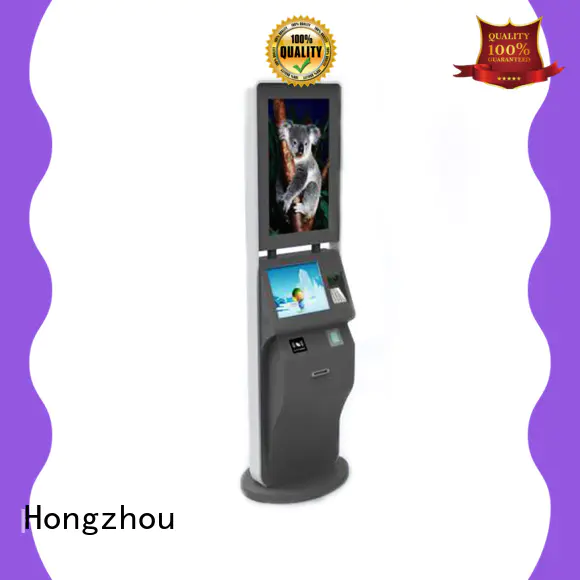 touch screen ticket kiosk machine with camera in cinema