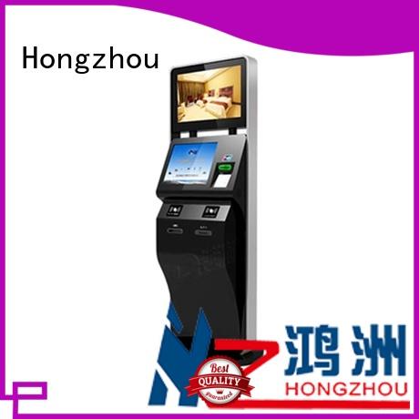 Hongzhou self service ticketing kiosk with printer in cinema
