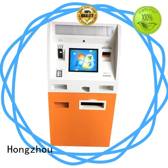 dual screen kiosk payment terminal acceptor in hotel