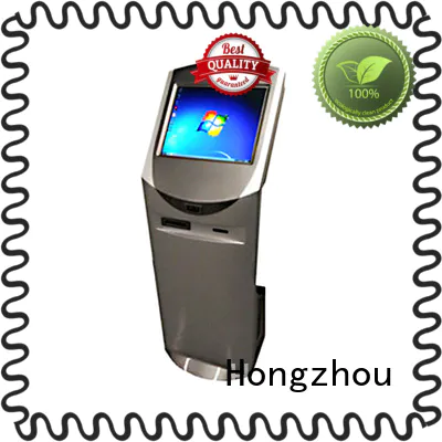 Hongzhou digital information kiosk with printer in airport