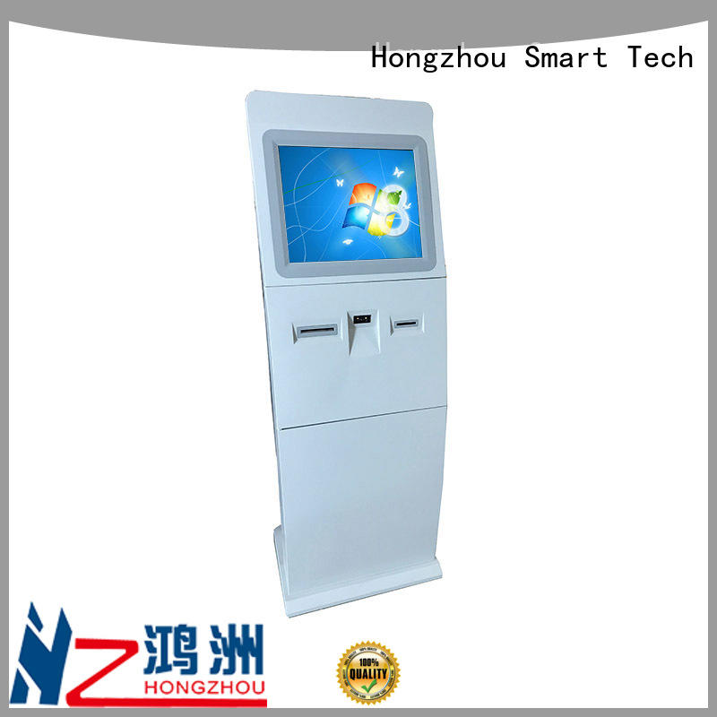 Hongzhou floor standing digital information kiosk receipt for sale