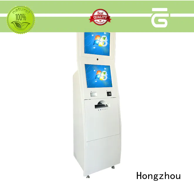 Hongzhou information kiosk machine receipt in bar