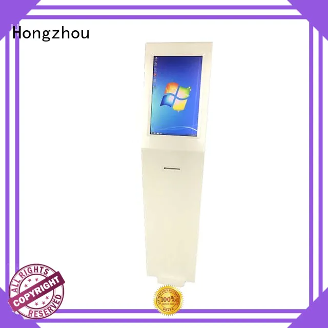 Hongzhou floor standing information kiosk supplier in airport