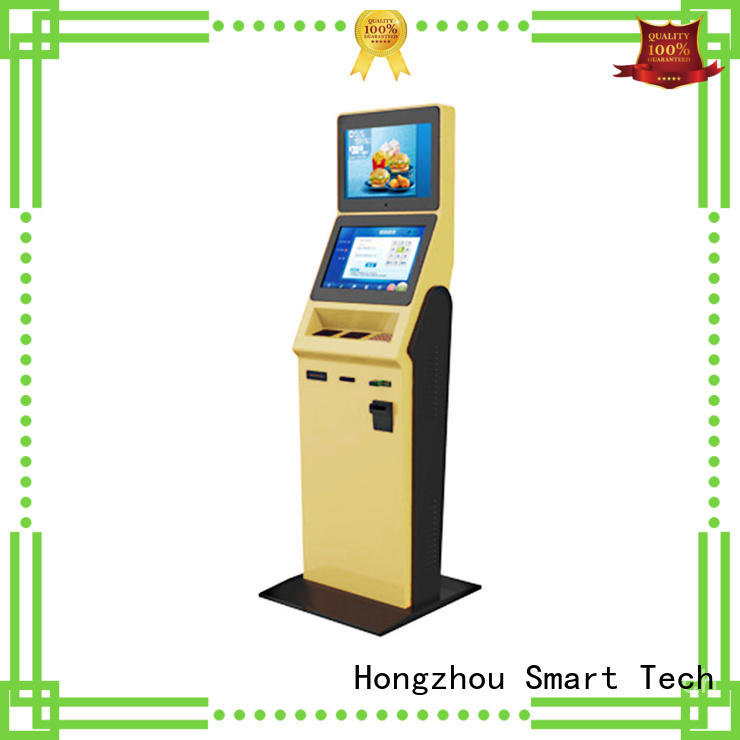Hongzhou hotel check in kiosk with printer in hotel