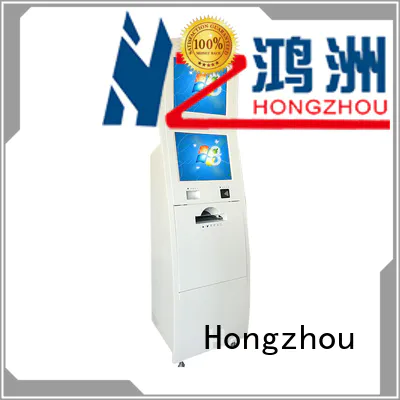Hongzhou information kiosk with qr code scanning in bar