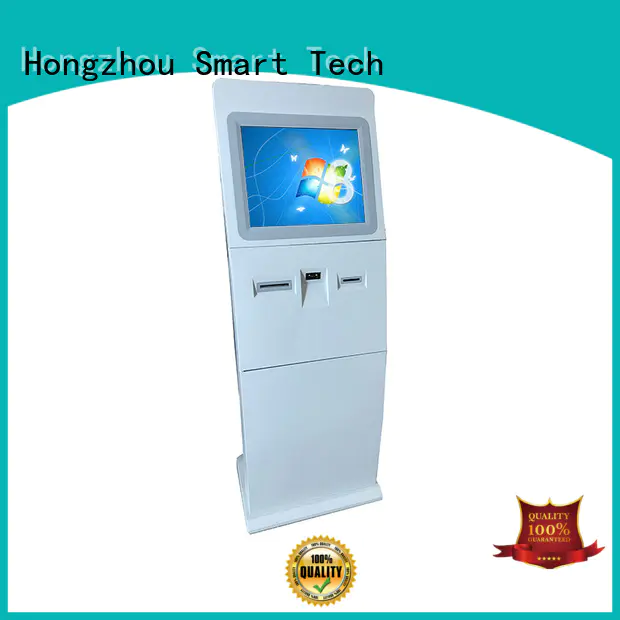 Hongzhou indoor touch screen information kiosk scanning in airport