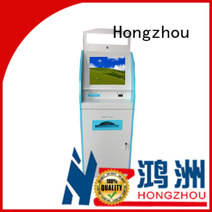 Hongzhou touch screen patient check in kiosk key in hospital