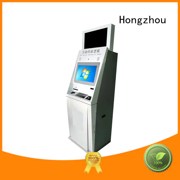 Hongzhou professional self service ticketing kiosk manufacturer on bus station