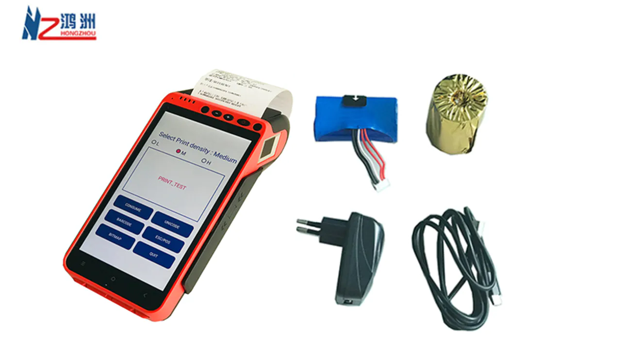 custom smartpos with barcode scanner for sale