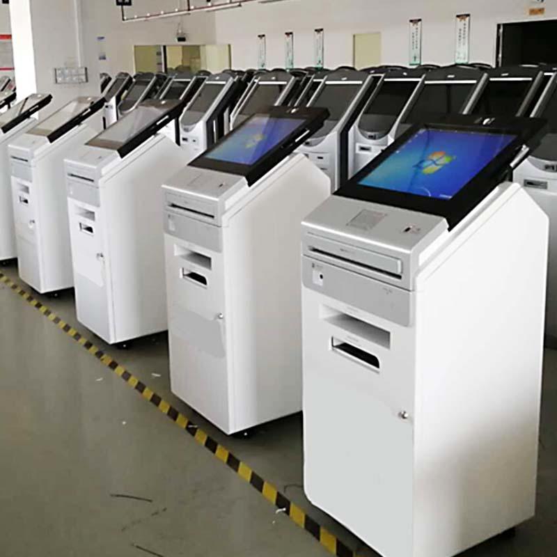 Multi function A4 printer bar-code card reader kiosk in government