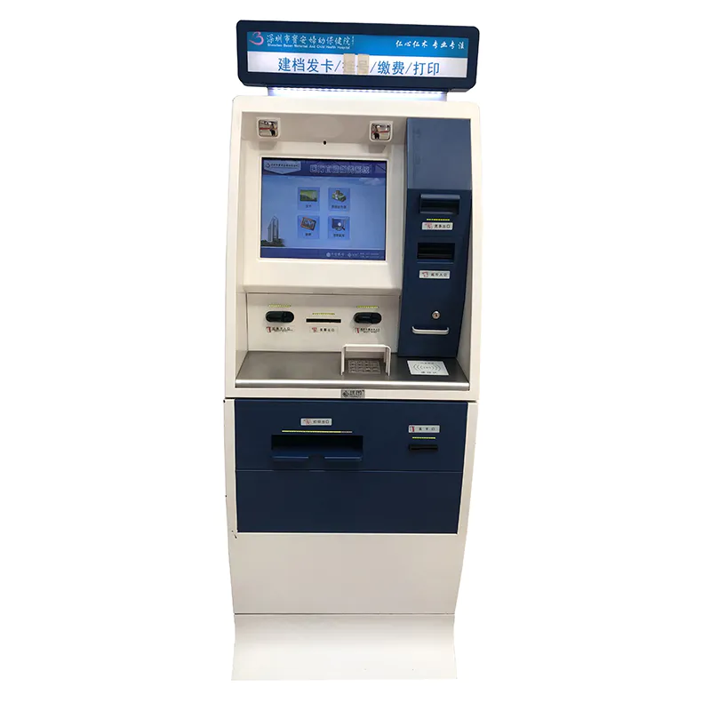 wholesale patient self check in kiosk with coin for sale