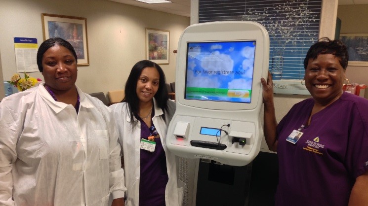 new patient check in kiosk metal for sale-2
