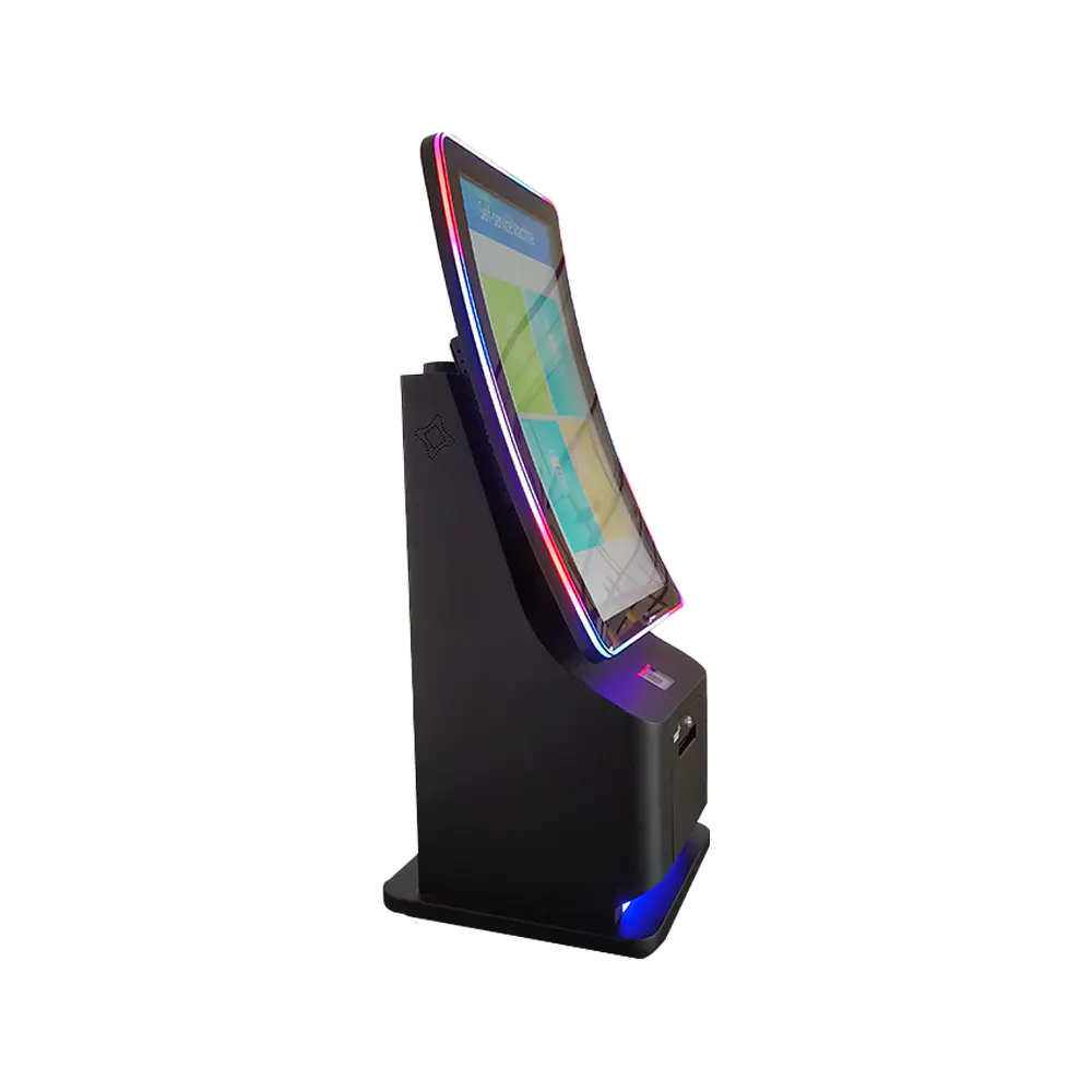 Desktop Self Ordering Kiosk with 21.5 Inch Curved Touchscreen