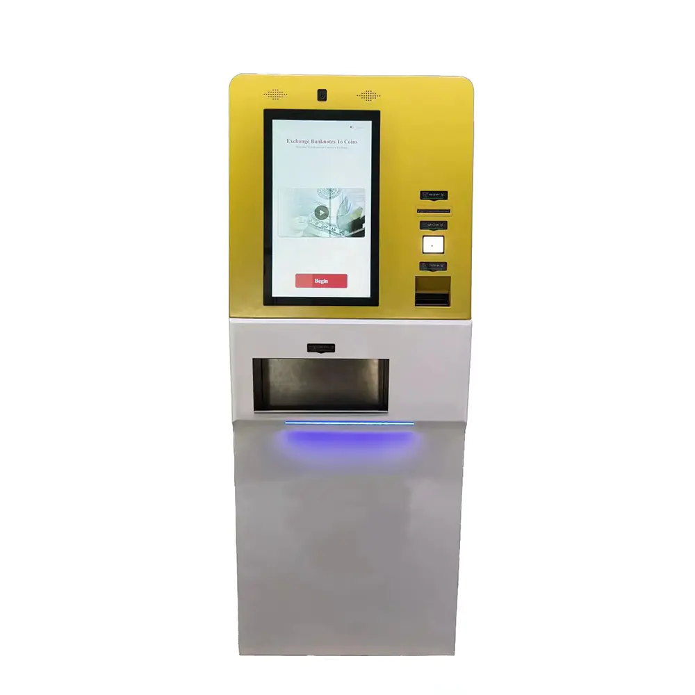 Cash for Coin Rolls Currency Exchange Machine