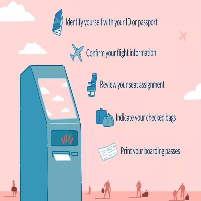 latest self service ticketing kiosk with camera for sale-1
