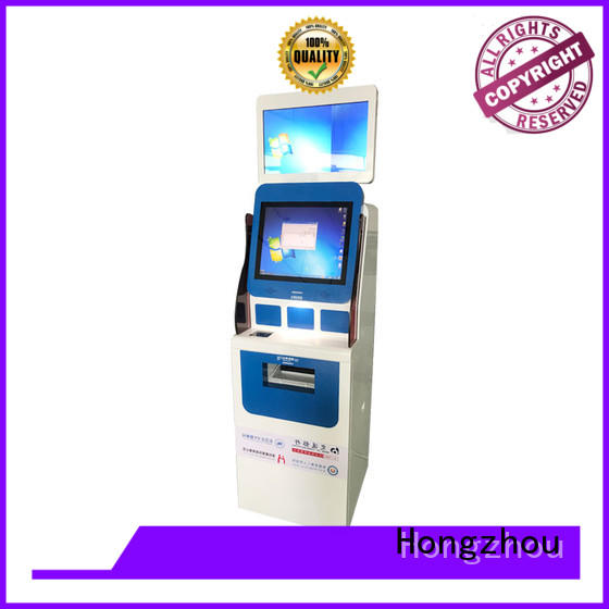 Hongzhou professional patient self check in kiosk operated in hospital