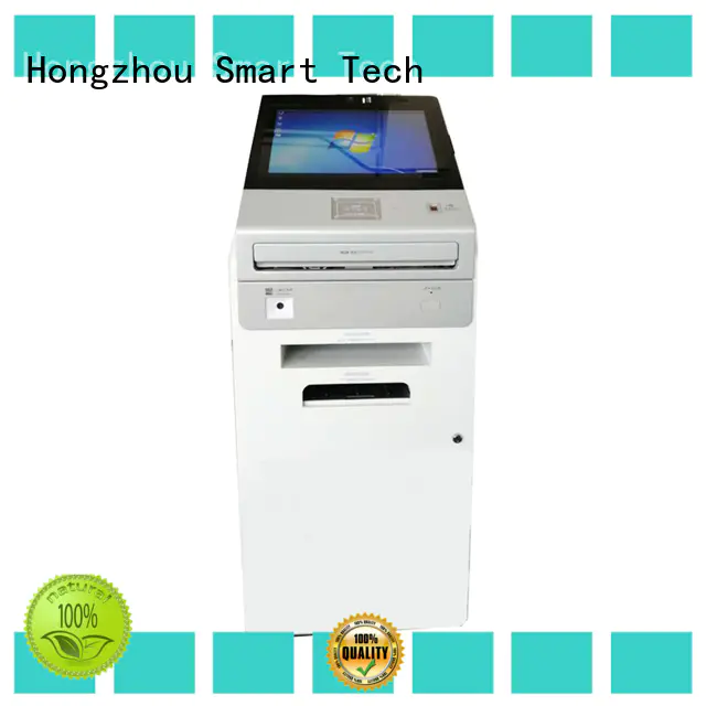 Hongzhou information kiosk with qr code scanning in airport