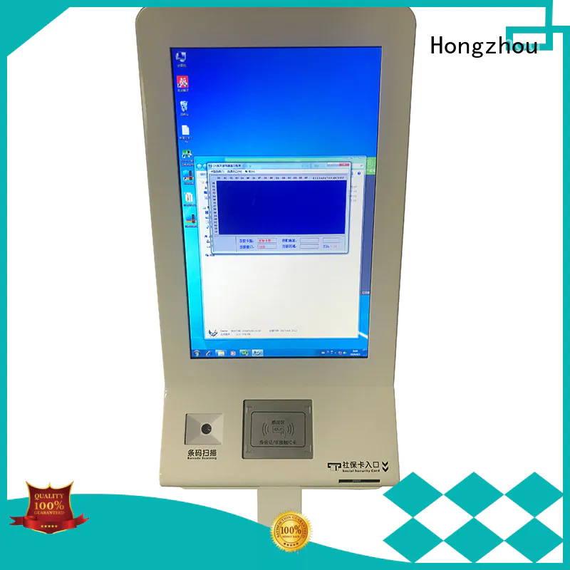 Hongzhou patient self check in kiosk company for sale