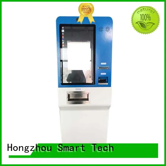 Hongzhou metal pay kiosk coated in hotel