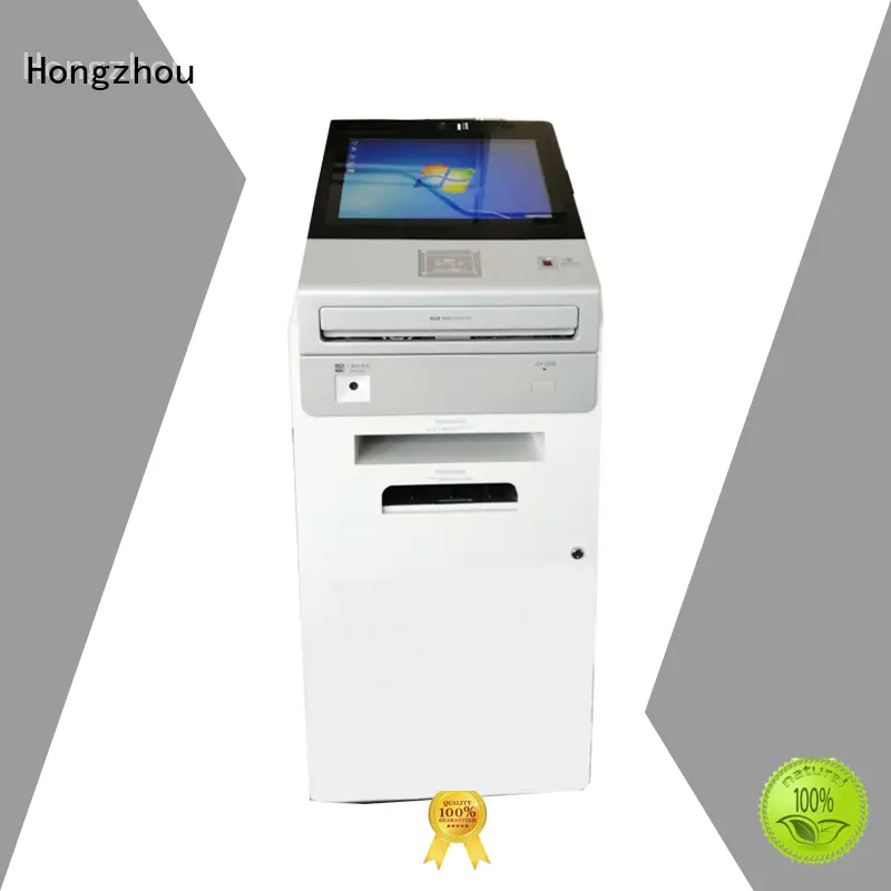 A4 printer bar-code card reader multi function self service kiosk in government